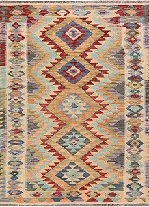 Multi Colored Kilim 5' x 6' 4 - SKU 69748