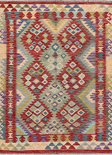 Multi Colored Kilim 4' 11 x 6' 3 - SKU 69749