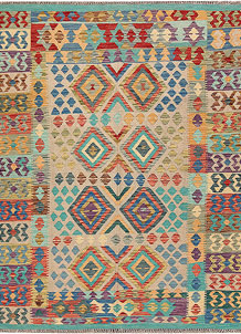 Multi Colored Kilim 5' x 6' 4 - SKU 69769