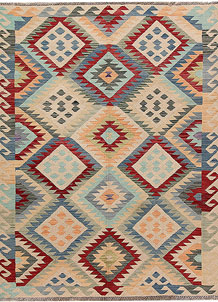 Multi Colored Kilim 5' x 6' 6 - SKU 69789