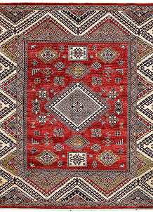 Firebrick Kazak 6' 9 x 6' 10 - SKU 69825