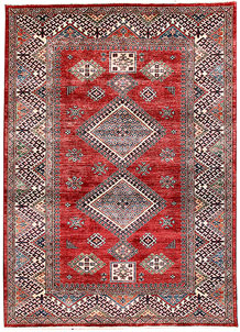 Firebrick Kazak 5' x 6' 11 - SKU 69857