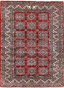 Firebrick Kazak 4' 11 x 6' 8 - SKU 69863