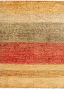 Multi Colored Gabbeh 6' 6 x 8' 6 - SKU 69912