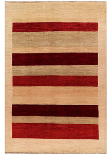 Navajo White Gabbeh 5' 6 x 8' - SKU 69915