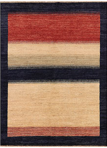 Multi Colored Gabbeh 4' 11 x 6' 6 - SKU 69933