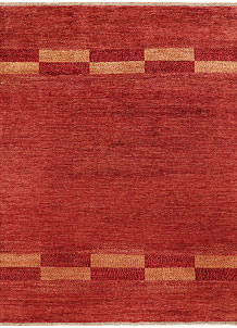 Firebrick Gabbeh 4' 11 x 6' 5 - SKU 69946