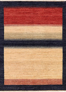 Multi Colored Gabbeh 4' 11 x 6' 6 - SKU 69954