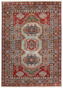 Multi Colored Kazak 5' 1 x 7' - SKU 69962