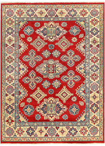 Firebrick Kazak 4' 11 x 6' 8 - SKU 69975