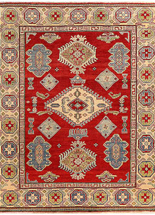 Firebrick Kazak 5' 1 x 6' 6 - SKU 69976