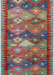 Multi Colored Kilim 2' 7 x 9' 5 - SKU 70053
