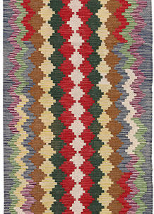 Multi Colored Kilim 3' 3 x 9' 9 - SKU 70058