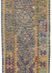 Multi Colored Kilim 2' 8 x 13' 3 - SKU 70066