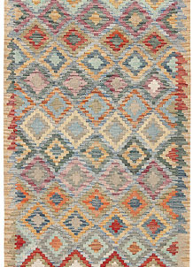 Multi Colored Kilim 2' 9 x 9' 10 - SKU 70087