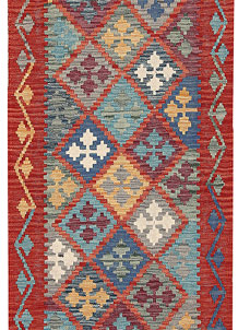Multi Colored Kilim 2' 4 x 9' 9 - SKU 70098