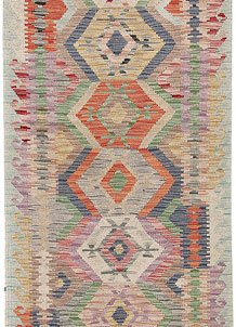 Multi Colored Kilim 2' 4 x 9' 7 - SKU 70105