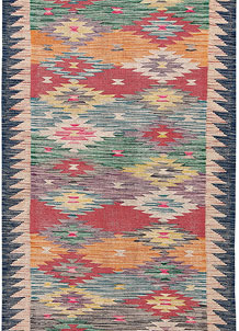 Multi Colored Kilim 2' 11 x 9' 9 - SKU 70107