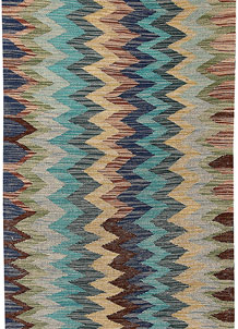Multi Colored Kilim 2' 3 x 12' 5 - SKU 70112