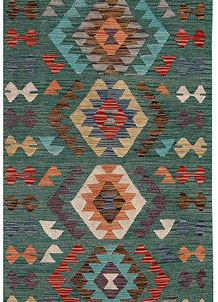 Multi Colored Kilim 2' 9 x 9' 10 - SKU 70115