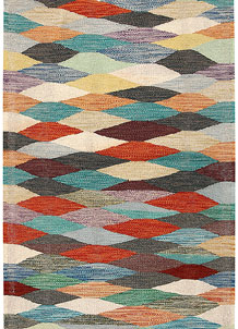 Multi Colored Kilim 2' 9 x 9' 9 - SKU 70122
