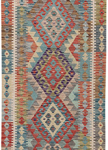 Multi Colored Kilim 2' 7 x 6' 8 - SKU 70130