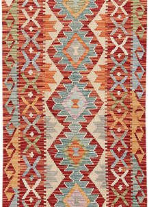Multi Colored Kilim 2' 7 x 12' 11 - SKU 70134