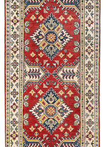 Firebrick Kazak 2' 6 x 13' 3 - SKU 70174