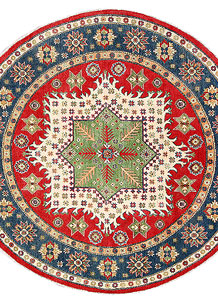 Red Kazak 6' 5 x 6' 6 - SKU 70178