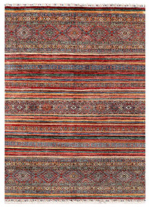 Multi Colored Kazak 5' 9 x 7' 8 - SKU 70187