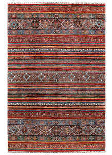 Multi Colored Kazak 6' 6 x 9' 10 - SKU 70192