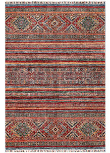 Multi Colored Kazak 5' 8 x 7' 11 - SKU 70209