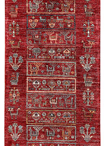 Firebrick Kazak 2' 7 x 10' 5 - SKU 70221