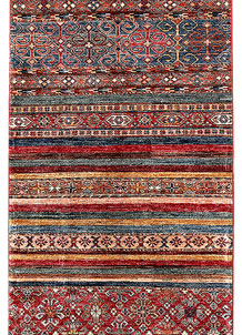 Multi Colored Kazak 2' 9 x 9' 9 - SKU 70231