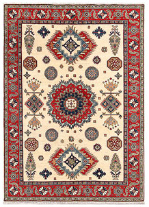 Blanched Almond Kazak 5' 7 x 7' 10 - SKU 70258