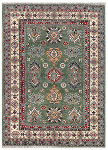 Darkgreen Kazak 5' 1 x 6' 10 - SKU 70299