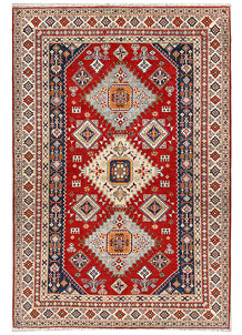 Firebrick Kazak 5' 10 x 8' 8 - SKU 70306