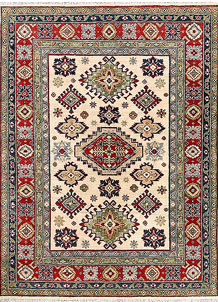 Blanched Almond Kazak 5' x 6' 8 - SKU 70311