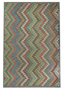 Multi Colored Kilim 6' 7 x 9' 8 - No. 70350