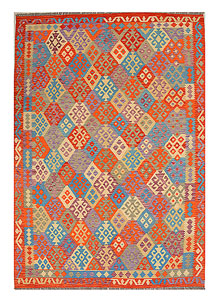 Multi Colored Kilim 6' 9 x 9' 4 - No. 70362
