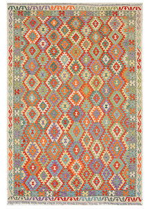 Multi Colored Kilim 6' 8 x 9' 9 - No. 70391