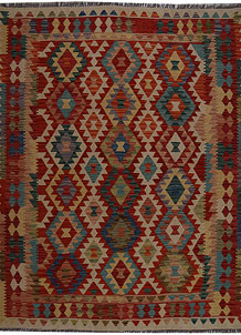 Multi Colored Kilim 5' 10 x 7' 3 - SKU 70401