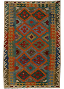Multi Colored Kilim 5' x 7' 10 - SKU 70402