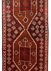 Saddle Brown Baluchi 2' 10 x 12' 9 - No. 70512