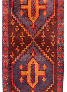 Multi Colored Baluchi 2' 11 x 12' 3 - No. 70532