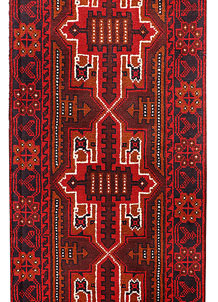 Multi Colored Baluchi 2' 8 x 12' 10 - No. 70540