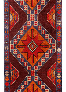 Multi Colored Baluchi 2' 4 x 12' 11 - No. 70543
