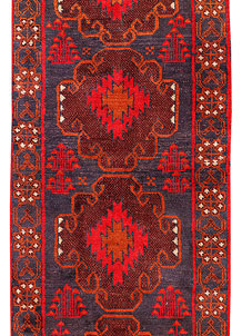 Multi Colored Baluchi 2' 8 x 12' 9 - No. 70558