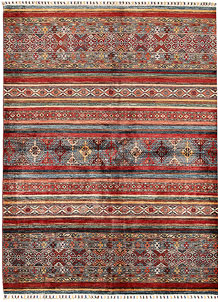 Multi Colored Kazak 5' 11 x 7' 10 - SKU 70812