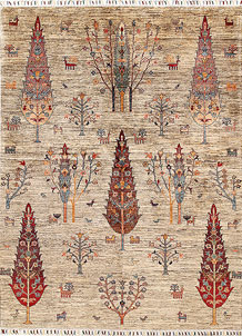 Tan Kazak 5' 7 x 7' 7 - SKU 70822